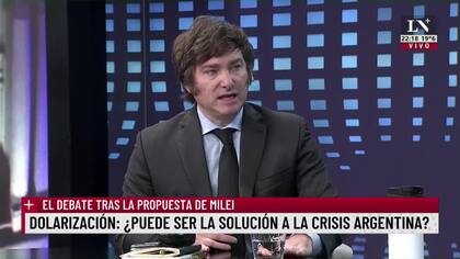 Javier Milei estuvo en Comunidad de Negocios, por LN+