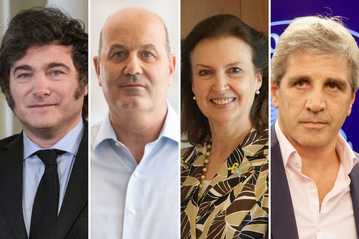 Javier Milei, Federico Sturzenegger, Diana Mondino y Luis Caputo