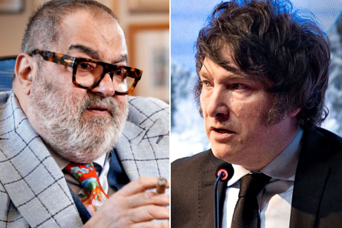 Javier Milei habló sobre su relación con Jorge Lanata.