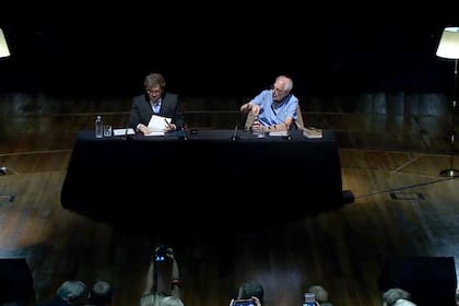 Javier Milei junto a Juan Carlos De Pablo