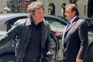 Javier Milei llegó a Roma