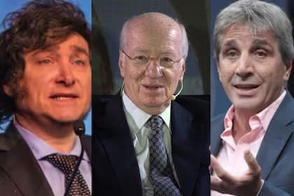 Javier Milei, Paolo Rocca y "Toto" Caputo