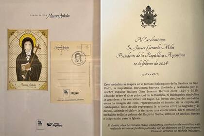 Los regalos que Milei le hizo al Papa Francisco