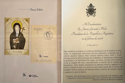 Los regalos que Milei le hizo al Papa Francisco