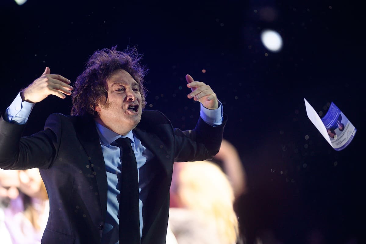 Javier Milei (Photo by Walter Manuel Cortina/Anadolu Agency via Getty Images)