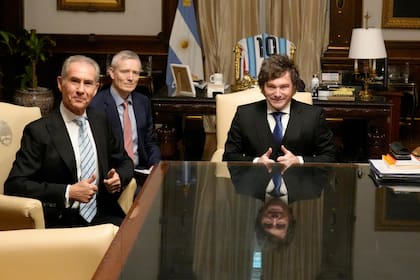 Javier Milei recibió al empresario Maurice Ostro