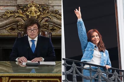 Javier Milei reprobó a Cristina Kirchner y la llamó "condenada"