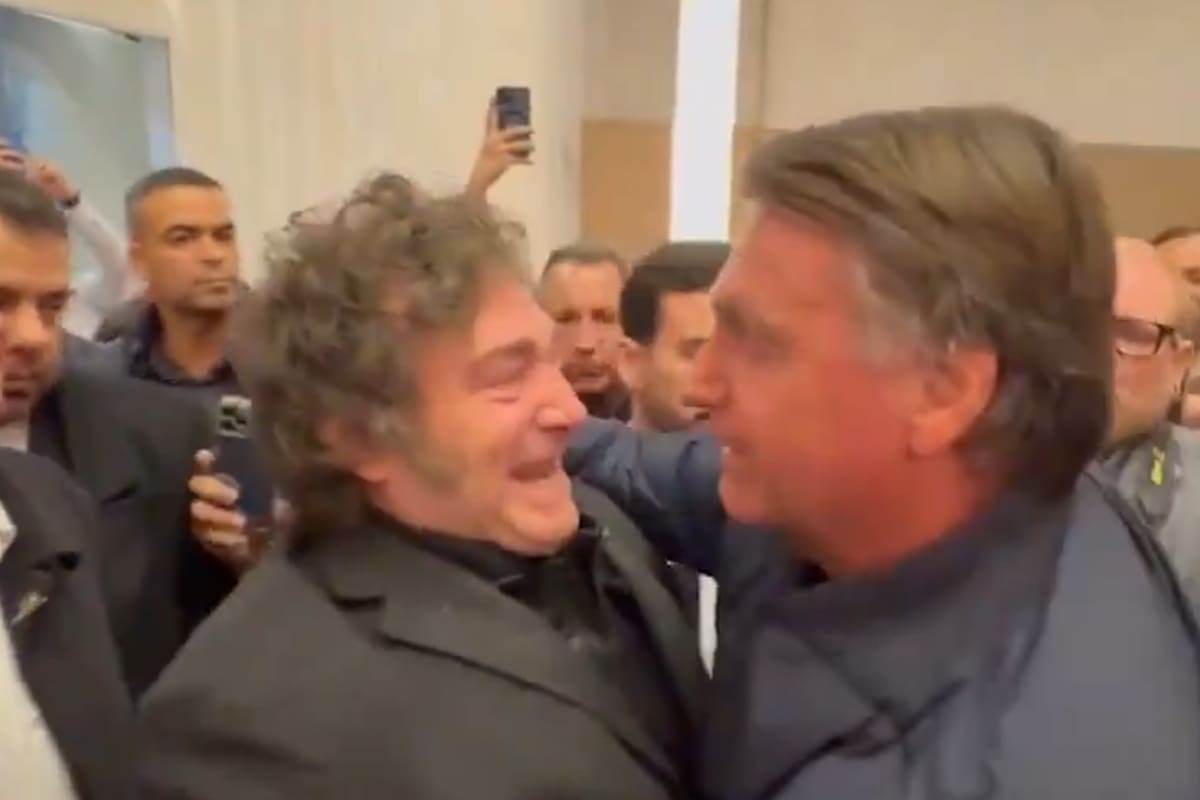 Javier Milei se encontró con Jair Bolsonaro en Brasil