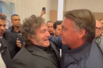Javier Milei se encontró con Jair Bolsonaro en Brasil