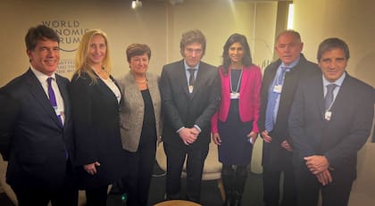 Javier Milei se reunió con la titular del FMI, Kristalina Georgieva