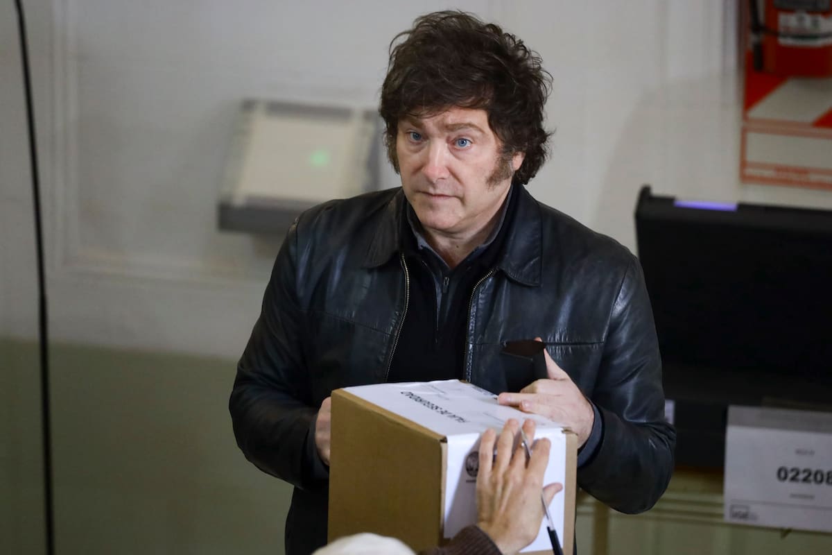 Javier Milei votó en la UTN