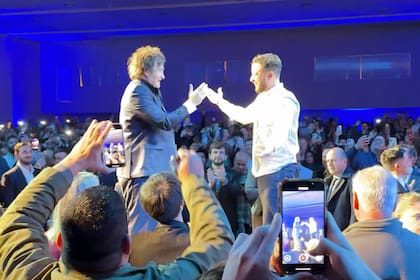 Javier Milei y Agustín Laje