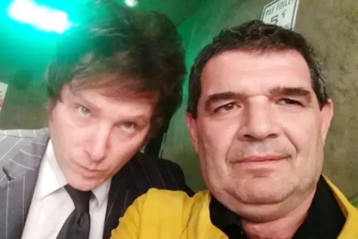 Javier Milei y Alfredo Olmedo