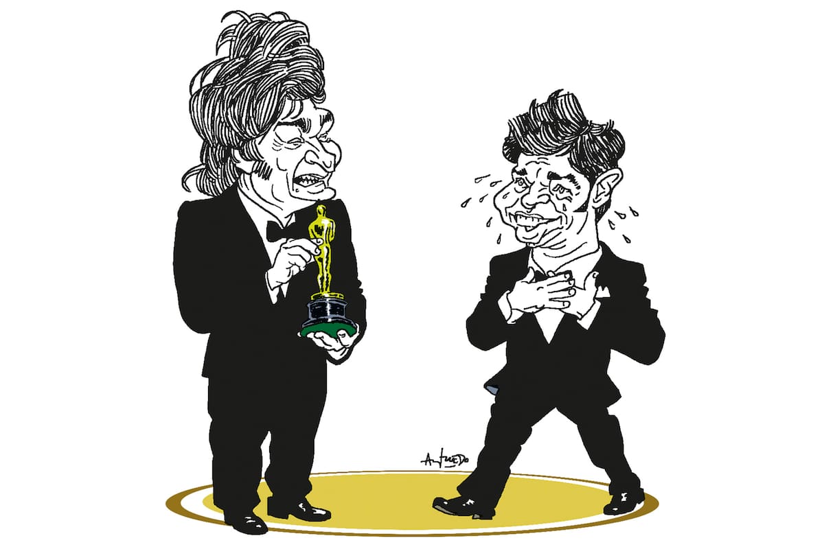Javier Milei y Axel Kicillof