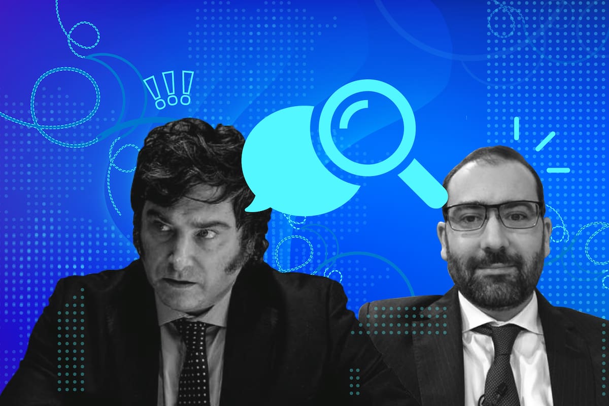 Javier Milei y Axel Wahnish