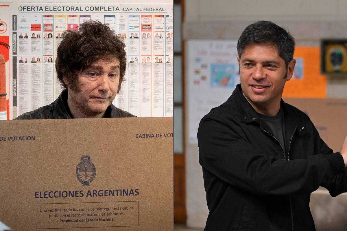 Javier Milei y Axel Kicillof