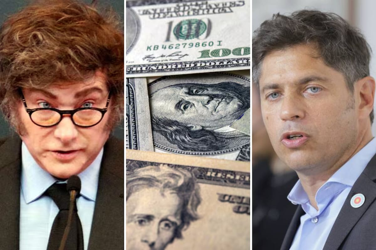 Javier Milei y Axel Kicillof