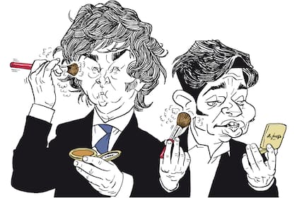 Javier Milei y Axel Kicillof