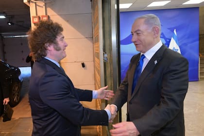 Javier Milei y Benjamin Netanyahu