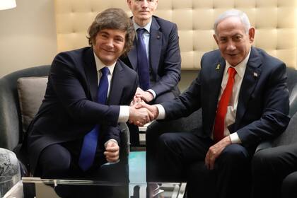 Javier Milei y Benjamin Netanyahu