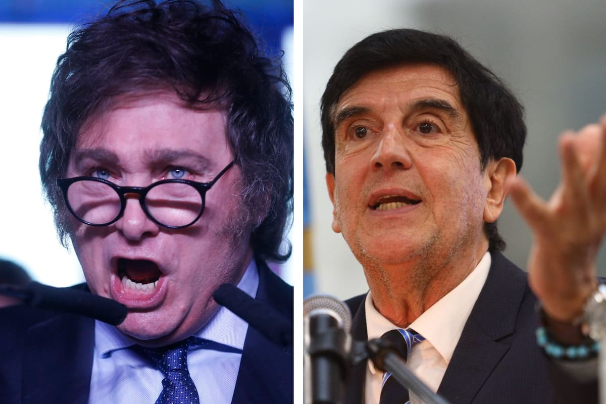 Javier Milei y Carlos Melconian