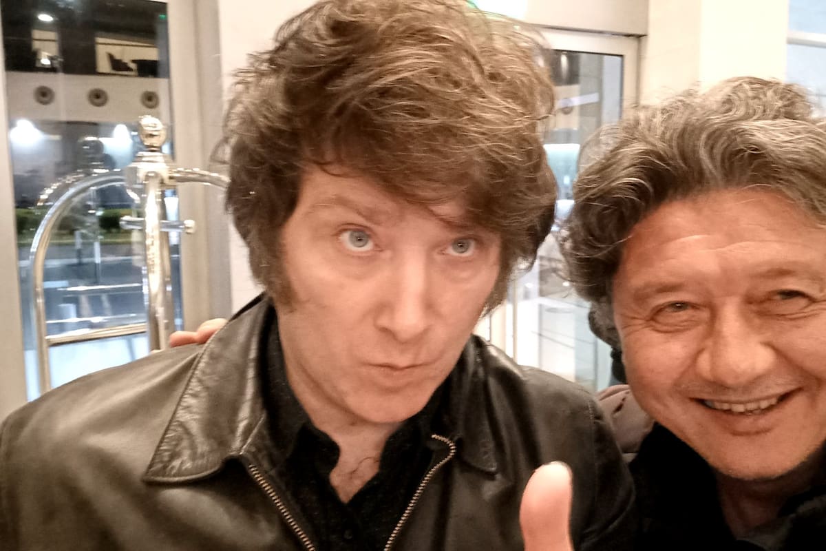 Javier Milei y Carlos Kikuchi