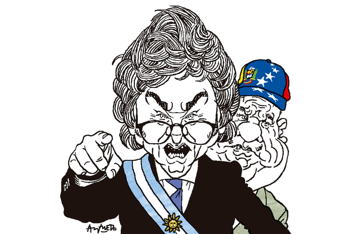 Javier Milei y Claudio "Chiqui" Tapia