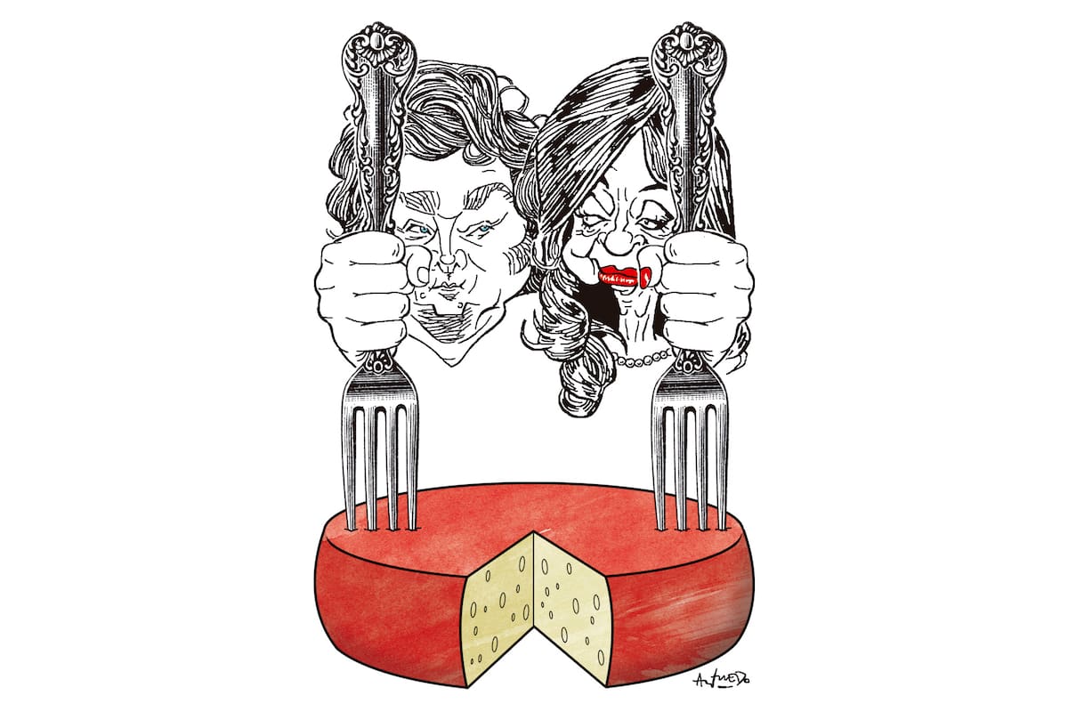 Javier Milei y Cristina Kirchner