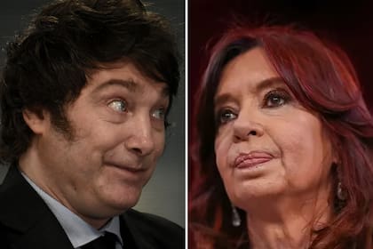 Javier Milei Y Cristina Kirchner.