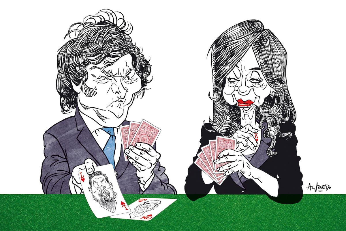 Javier Milei y Cristina Kirchner