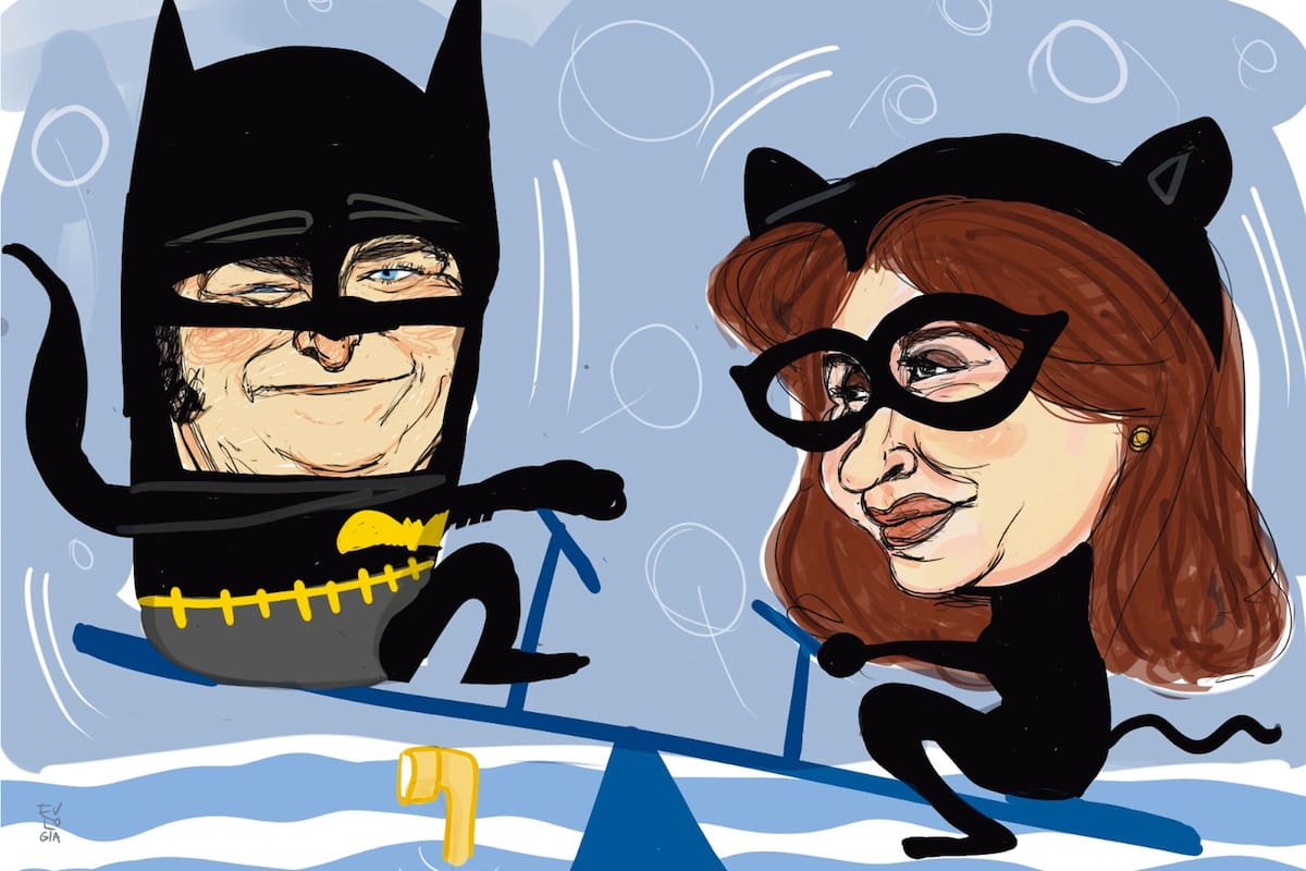 Javier Milei y Cristina Fernández de Kirchner