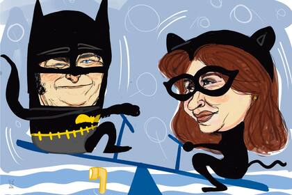 Javier Milei y Cristina Fernández de Kirchner