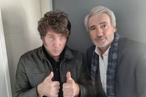 Javier Milei y Darío Epstein