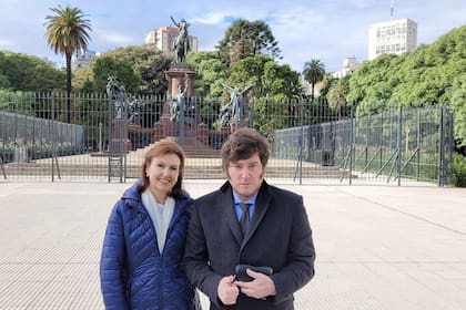 Javier Milei y Diana Mondino