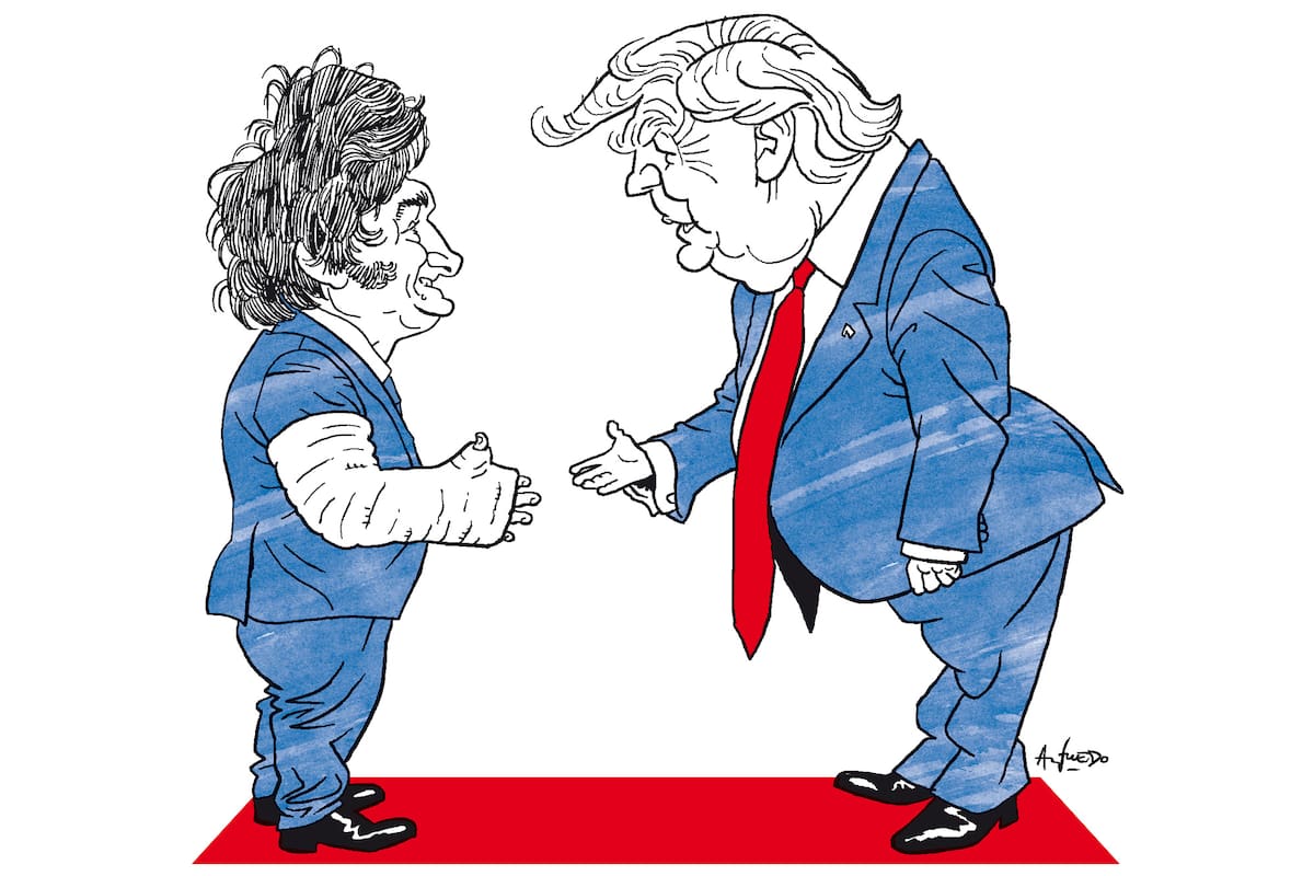 Javier Milei y Donald Trump