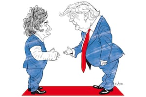 Javier Milei y Donald Trump