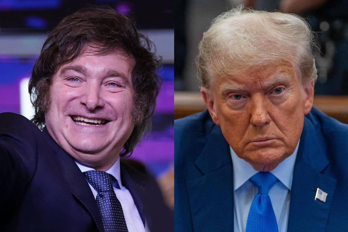 Javier Milei y Donald Trump