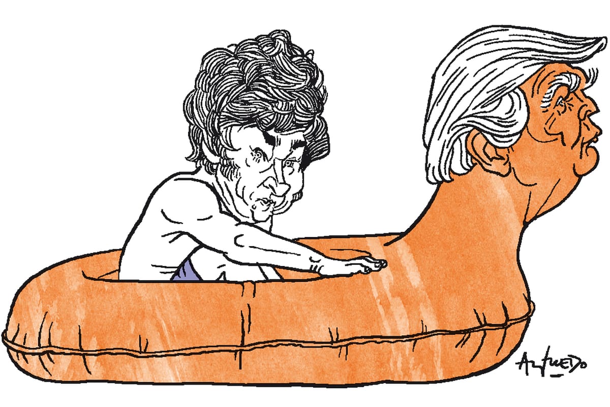Javier Milei y Donald Trump