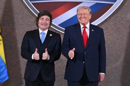 Javier Milei y Donald Trump