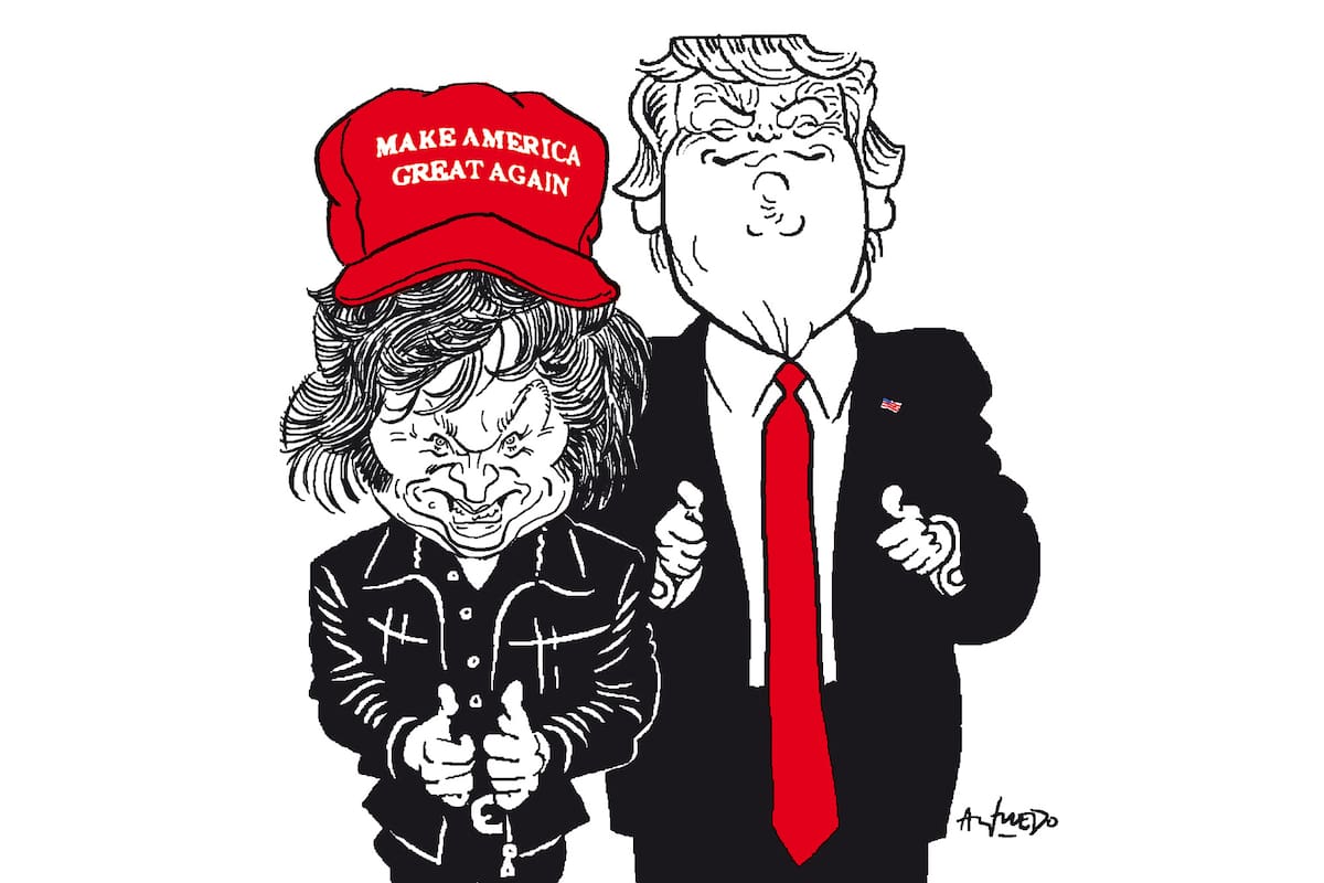 Javier Milei y Donald Trump