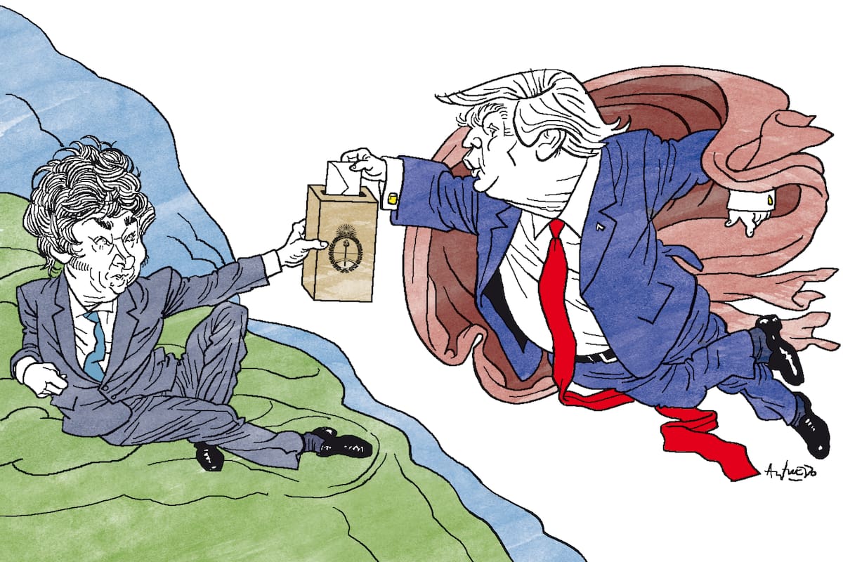 Javier Milei y Donald Trump