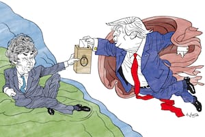 Javier Milei y Donald Trump