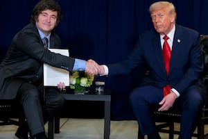 Javier Milei y Donald Trump, en su encuentro en Nueva York.