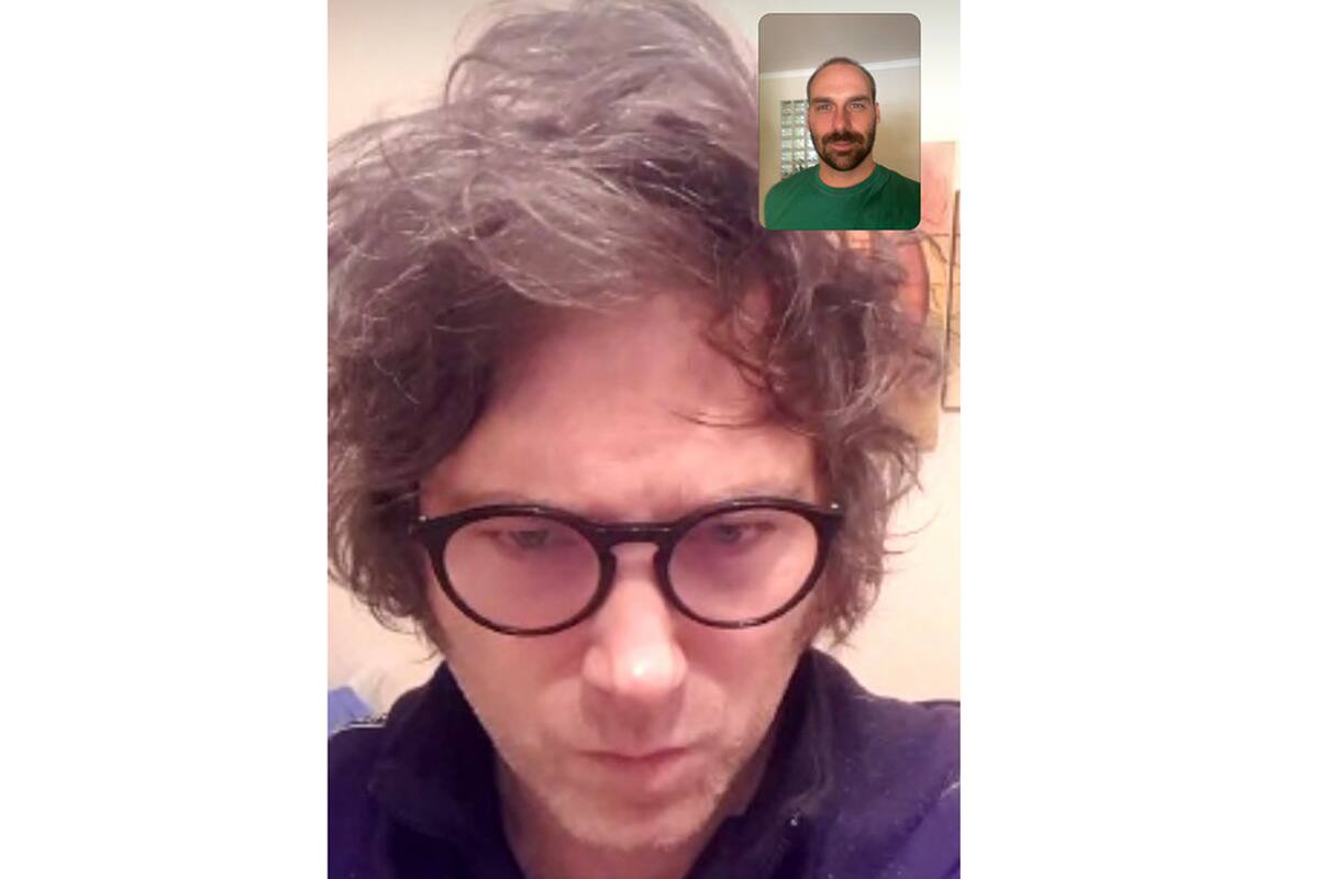 Javier Milei y Eduardo Bolsonaro