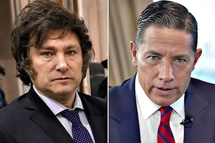 Javier Milei y el conducto de la CNN Fernando del Rincón