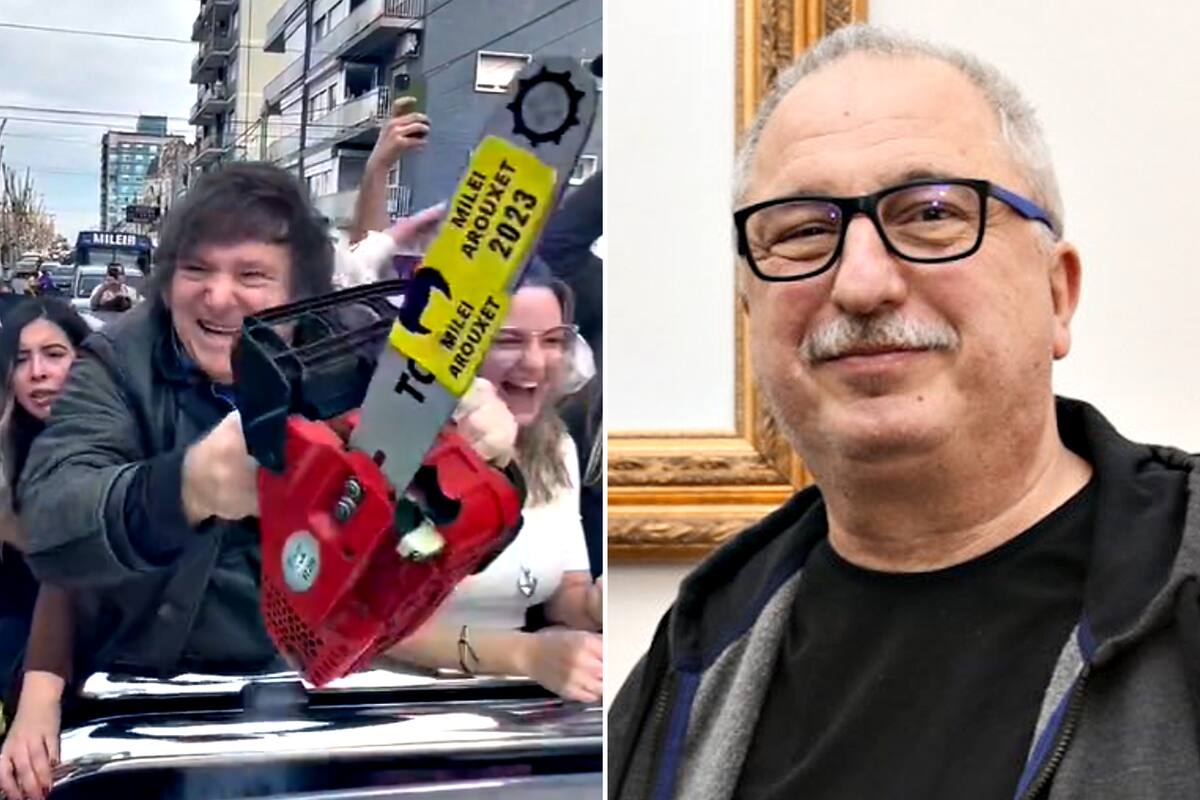 Javier Milei y el gobernador Hugo Passalacqua