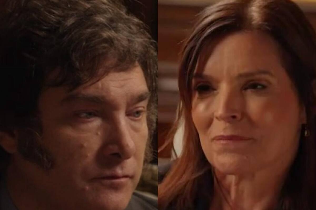 Javier Milei y Emma Tucker