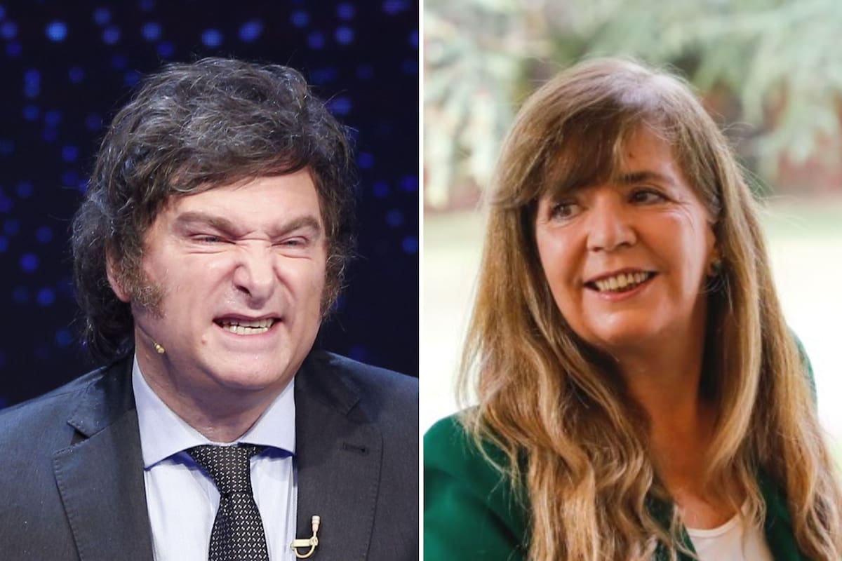 Javier Milei y Gabriela Cerruti