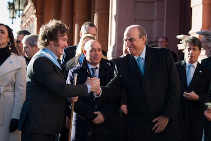 Javier Milei y Guillermo Francos