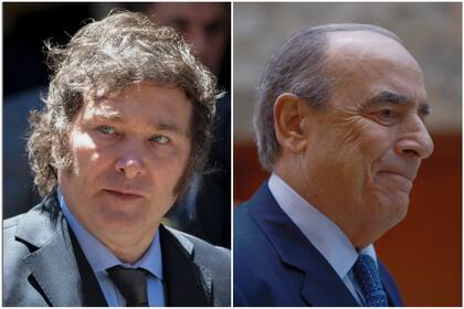 Javier Milei y Guillermo Francos